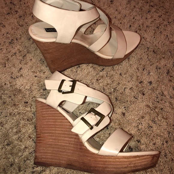 London Rag wedges - Picture 2 of 2
